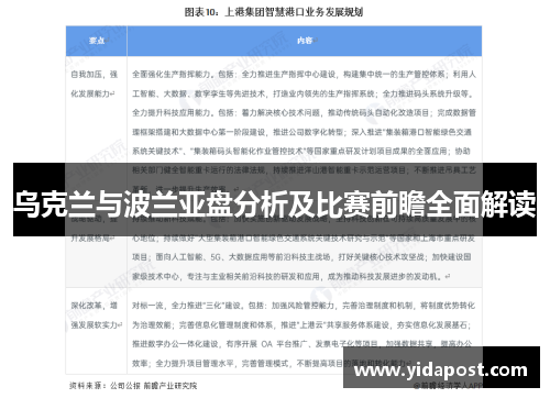乌克兰与波兰亚盘分析及比赛前瞻全面解读